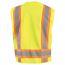 OccuNomix Solid/Mesh Two-Tone Value Surveyor Vest with Zipper - Class 2