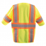 OccuNomix Economy Two-Tone Mesh Safety Vest with Zipper - Class 3