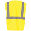 OccuNomix Value Solid Safety Vest with Zipper - Class 2