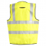 OccuNomix FR  Dual Stripe Solid Safety Vest - Class 2 CAT 2