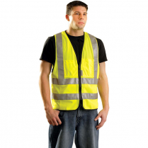 OccuNomix Premium Solid Dual Stripe Surveyor Safety Vest - Class 2
