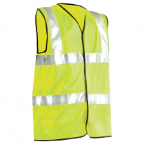 OccuNomix Premium Solid Dual Stripe Safety Vest - Class 2