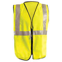 OccuNomix Premium Classic Solid Safety Vest with Zipper - Class 2