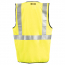 OccuNomix Premium Classic Solid Safety Vest with Zipper - Class 2