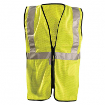 OccuNomix Premium Classic Mesh Safety Vest with Zipper - Class 2