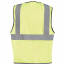 OccuNomix Self Extinguishing Break-Away Vest with Quick Release Zipper  - Class 2