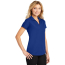 Ladies' Dry Zone Grid Polo - On Model - True Royal - Three Quarter