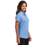 Port Authority Ladies City Stretch Polo - On Model - Swiss Blue - Side