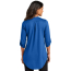 Port Authority Ladies City Stretch 3/4-Sleeve Tunic - On Model - True Blue - Back