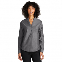 Ladies Long Sleeve Chambray Easy Care Shirt