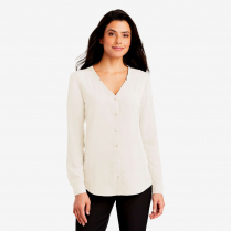 Port Authority ® Ladies' Long Sleeve Button Front Blouse