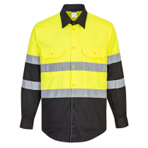 Custom Portwest Two Tone ANSI Long Sleeve Work Shirt