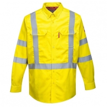 Custom Portwest Hi-Vis Bizflame Long Sleeve Shirt 88/12