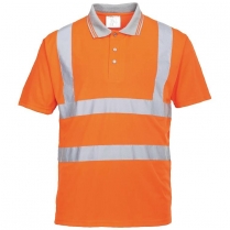 Custom Portwest Hi-Vis Short Sleeve Polo Shirt