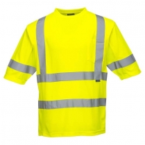 Custom Portwest Class 3 Mesh Panel Short Sleeve T-Shirt