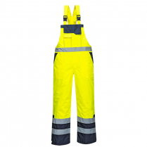 Portwest Contrast Bib and Brace - Lined