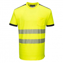 Custom Portwest PW3 Hi-Vis Short Sleeve T-Shirt