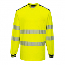 Custom Portwest PW3 Hi-Vis Long Sleeve T-Shirt