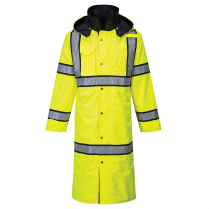 Portwest Hi-Vis Reversible Rain Coat 48"