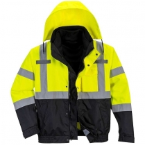 Portwest Hi-Vis Premium 3-in-1 Bomber Jacket