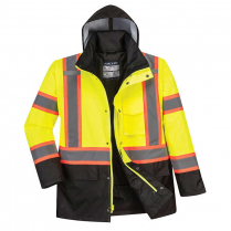 Portwest Hi-Vis Contrast Tape Traffic Jacket