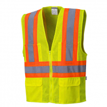 Custom Portwest Tulsa Contrast Hi-Vis Vest