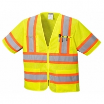 Custom Portwest Augusta Sleeved Hi-Vis Vest