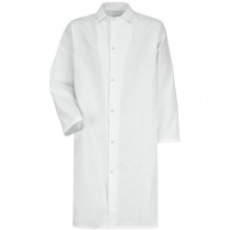 Red Kap Gripper Front Butcher Frock - No Pocket
