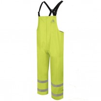 Bulwark FR Hi-Vis Breathable Rain Bib Overall HRC2