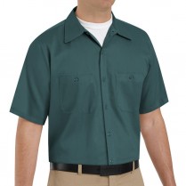 Red Kap Men's Wrinkle Resistant Cotton Short Sleeve Work Shirt