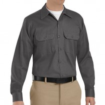 Red Kap Men's Deluxe Heavyweight Cotton Twill Long Sleeve Work Shirt