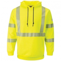Bulwark Hi-Visibility Pullover Hooded Fleece Sweatshirt HRC2