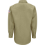 Bulwark FR Nomex IIIA Snap Front Uniform Shirt - 4.5 oz. HRC1 - Back - Tan