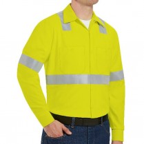 Custom Red Kap Hi-Visibility Class 2 Level 2 Short Sleeve Work Shirt