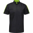 Red Kap Men's Short Sleeve Pro+ Work Shirt with Oilblok + MIMIX - Black-Hi-Vis Yellow - Front