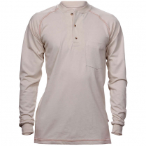 Reed FR Henley Cotton Jersey Long Sleeve Shirt