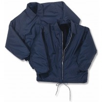 Snap 'n' Wear Pile-Lined Windbreaker with Snap Front & Knit Cuffs