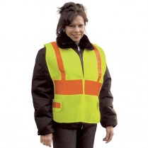 Custom Snap 'n' Wear Safety Vest with Adjustable Velcro Tabs at Sides