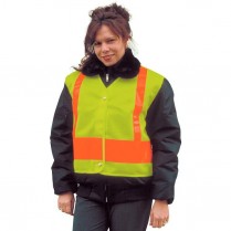 Custom Snap 'n' Wear Safety Vest with Adjustable Snap Closure at Front & Sides