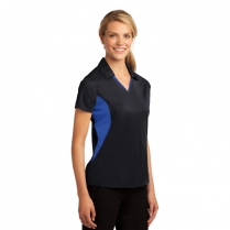 Sport-Tek® Ladies' Side Blocked Micropique Sport-Wick® Polo