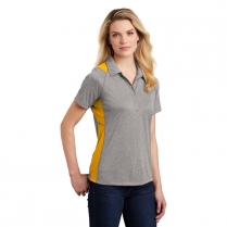 Sport-Tek® Ladies' Heather Colorblock Contender™ Polo