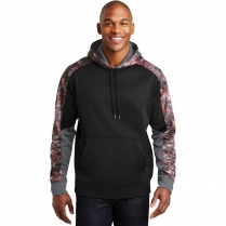 Sport-Tek® Sport-Wick® Mineral Freeze Fleece Colorblock Hooded Pullover