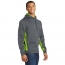 Sport-Tek® Sport-Wick® CamoHex Fleece Colorblock Hooded Pullover