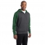 Sport-Tek® Tech Fleece Colorblock 1/4-Zip Hooded Sweatshirt