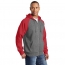 Sport-Tek® Raglan Colorblock Full-Zip Hooded Fleece Jacket