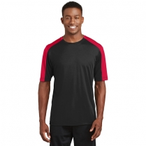 Sport-Tek®  PosiCharge® Competitor™ Sleeve-Blocked V-Neck Tee
