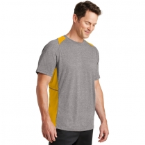 Sport-Tek® Heather Colorblock Contender™ V-Neck Tee