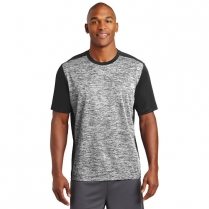 CLEARANCE Sport-Tek® PosiCharge® Electric Heather Colorblock Tee