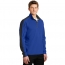 Sport-Tek® Sport-Wick® Textured Colorblock 1/4-Zip Pullover