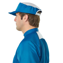 CritiCore Ventilated Automotive Painter’s Cap - On Model - Royal - Side